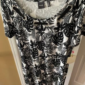 Rafaella black and white dress